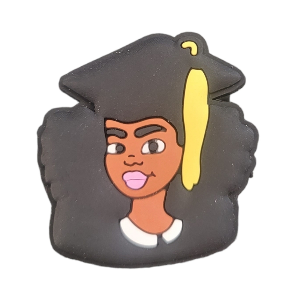 NEW Black Girl Magic Young Black Girl Graduation Croc Charm